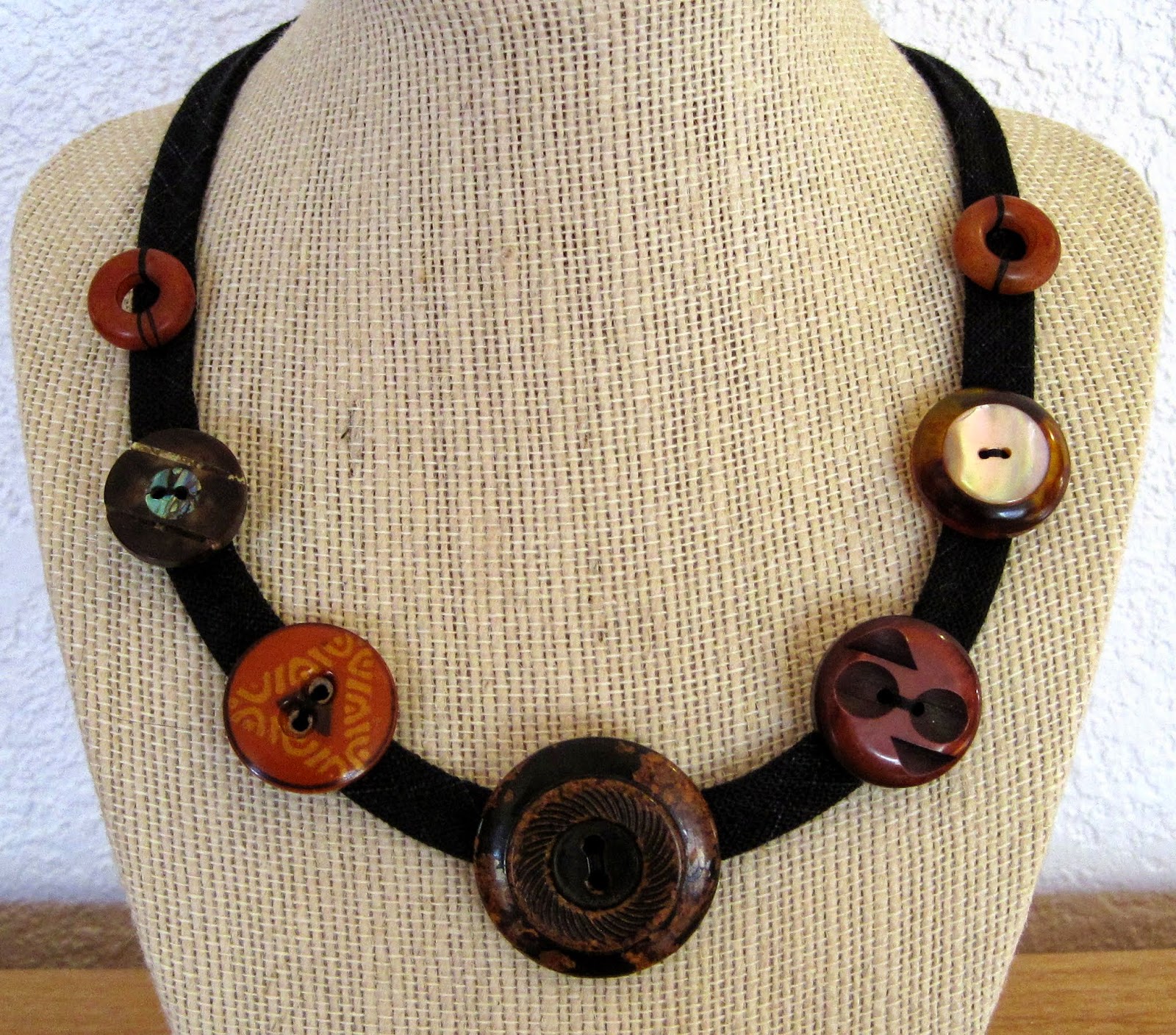 Alison's arts: vintage button necklaces and spirit dolls: It's February ...