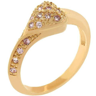 Rose Gold Cubic Zirconia Engagement Rings,Rose Gold CZ Engagement Rings