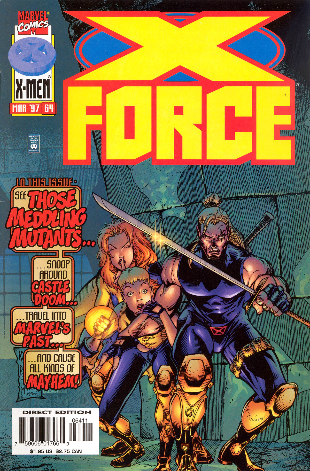 Read online X-Force (1991) comic -  Issue #64 - 1