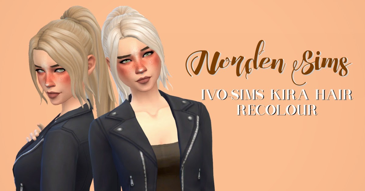 My Sims 4 Blog: Kira Hair Recolors by NordenSims