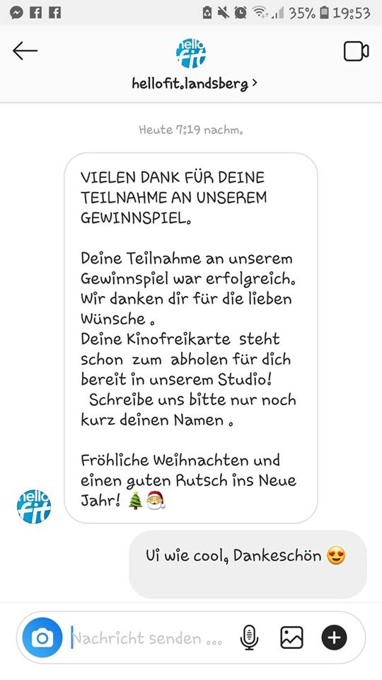 Rosa Wolkchen Dezember 2018