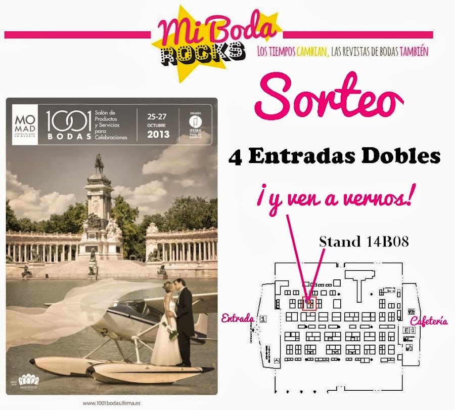 sorteo feria 1001 Bodas revista Mi boda rocks blog mi boda gratis