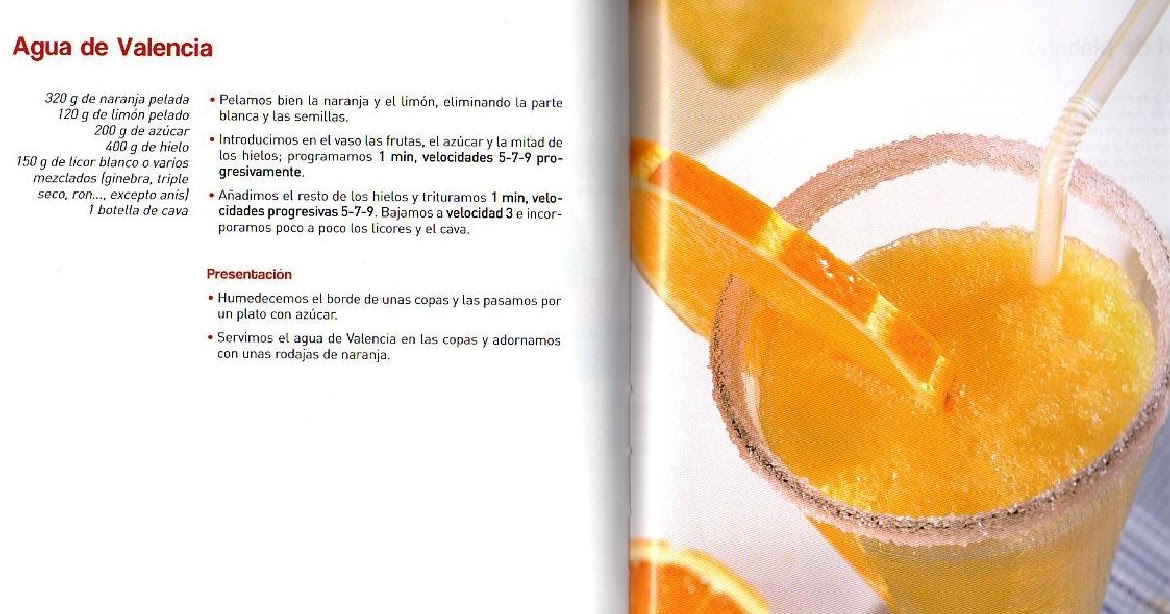 Archivo De Recetas Thermomix Agua De Valencia