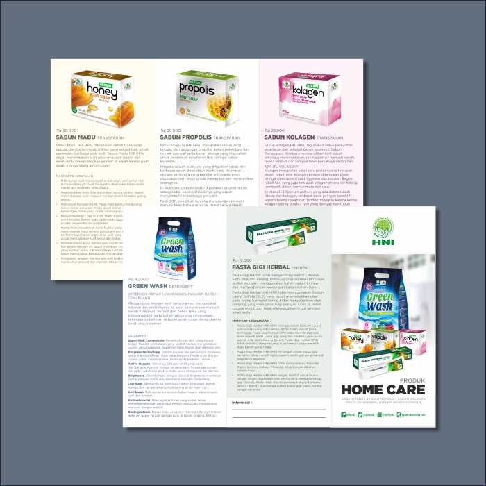 HNI HPAI Support System Brosur Produk Home Care 2017