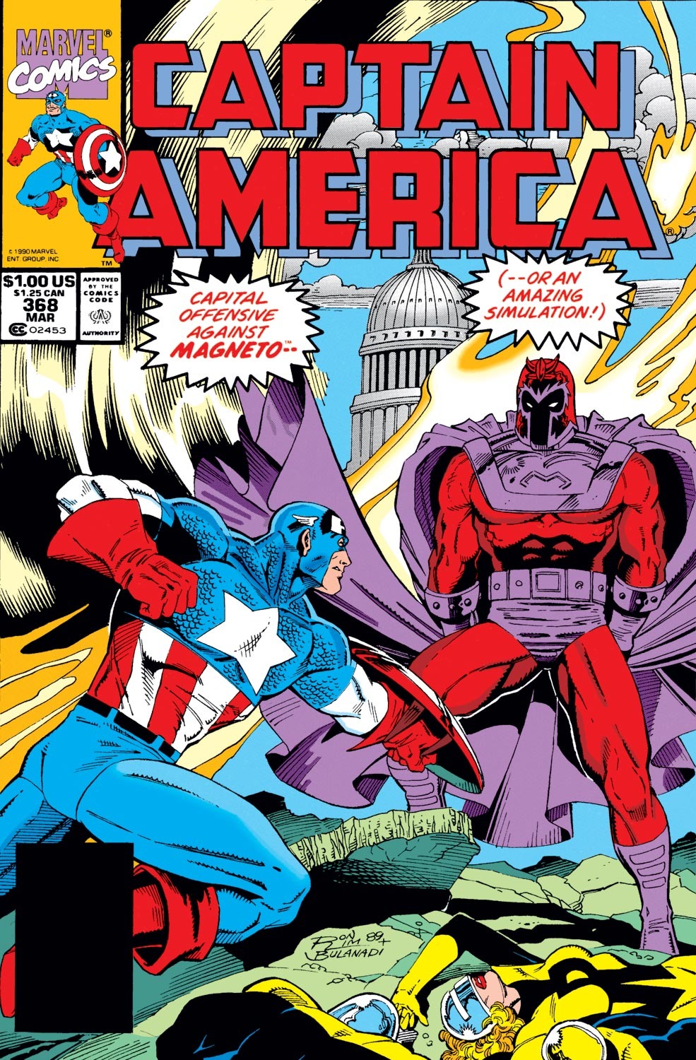 Read online Captain America (1968) comic -  Issue #368 - 1