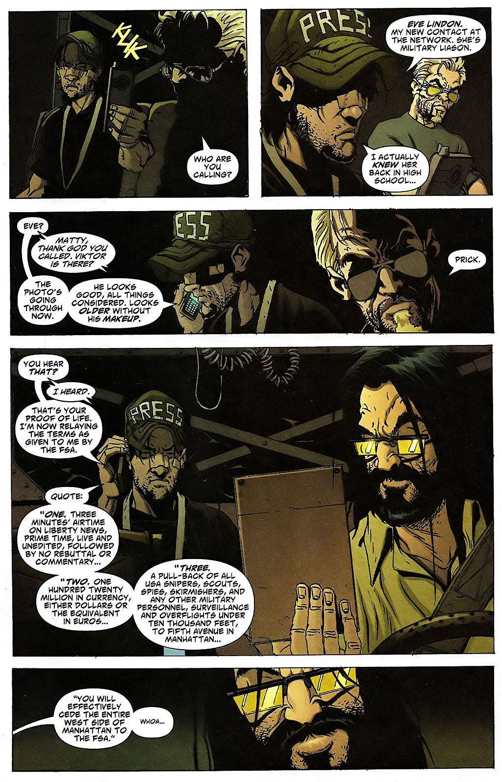 Read online DMZ (2006) comic -  Issue #8 - 4