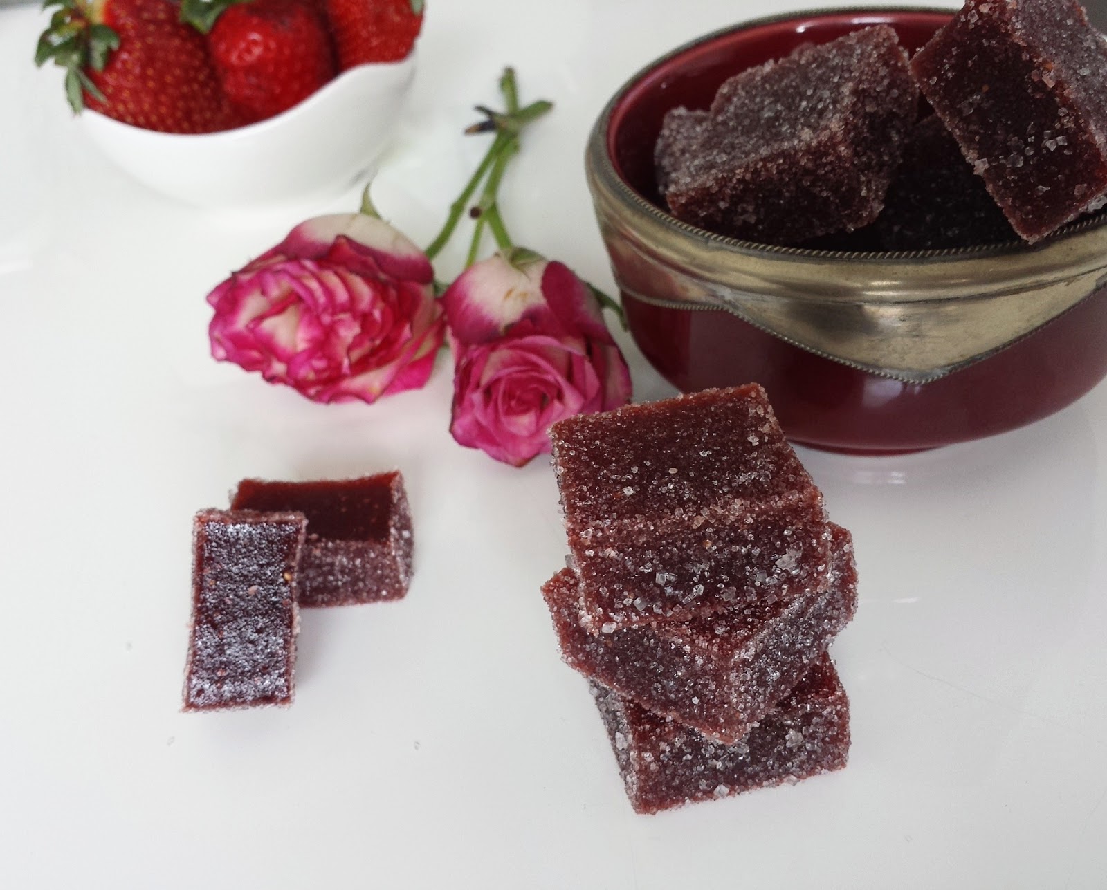 Pâte de fruits à la fraise Recueil Gourmand