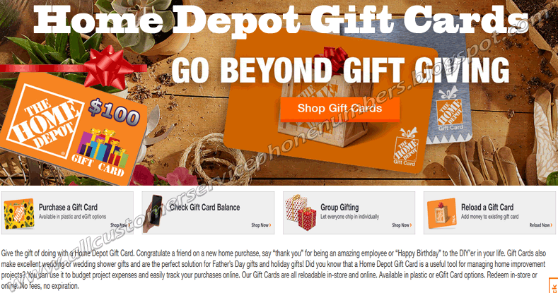 Home Depot Gift Card Phone Number | Balance Check, Canada | Customer Service Phone Number