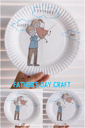 craft father crafts fathers easy happy sharing dad arts preschool gifts paper plate simple joy mother daughter idea son activities
