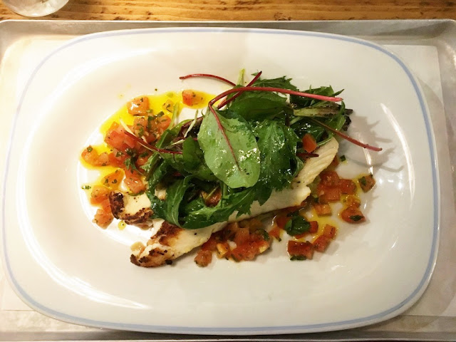 Charcoal Grilled Wild Cod - lunch menu