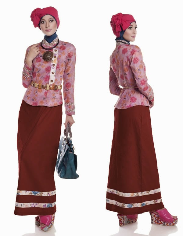 Model Gamis Batik Modern Terbaik Model Baju Terbaru