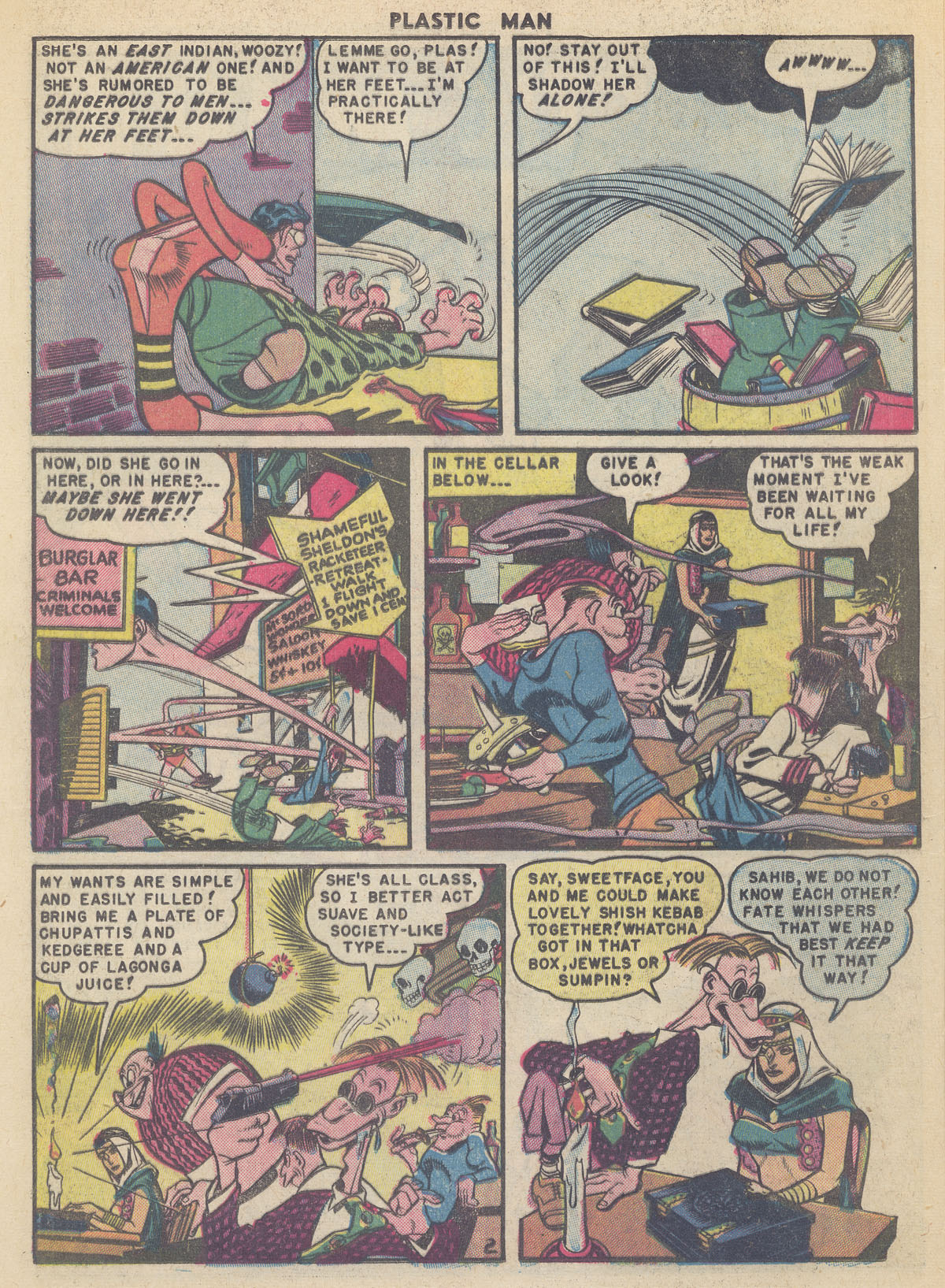 Read online Plastic Man (1943) comic -  Issue #24 - 4