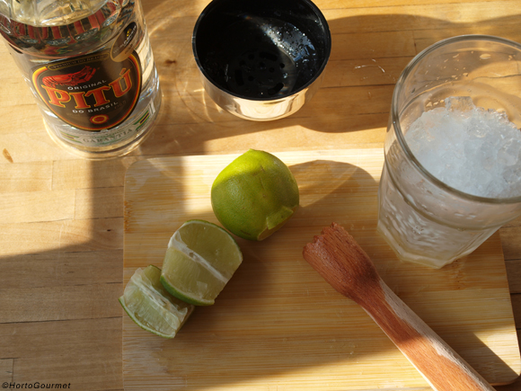 Ingredientes para caipirinha HortoGourmet