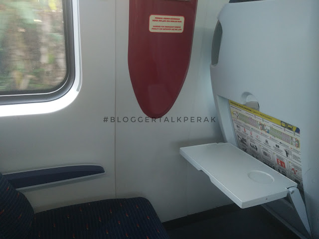 Tren ets ke kuala kangsar, kemudahan ets, kerusi ets selesa