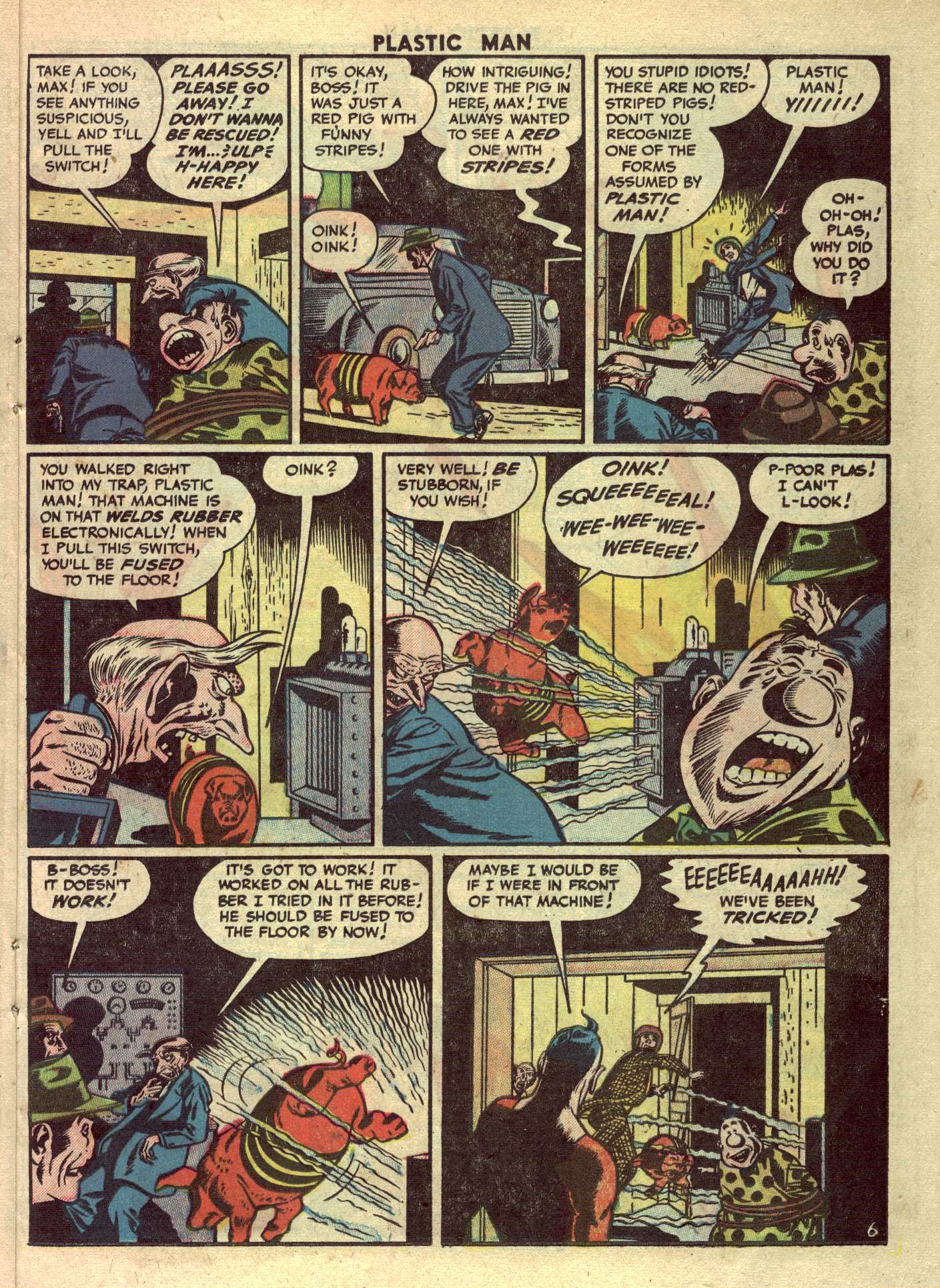 Read online Plastic Man (1943) comic -  Issue #42 - 23