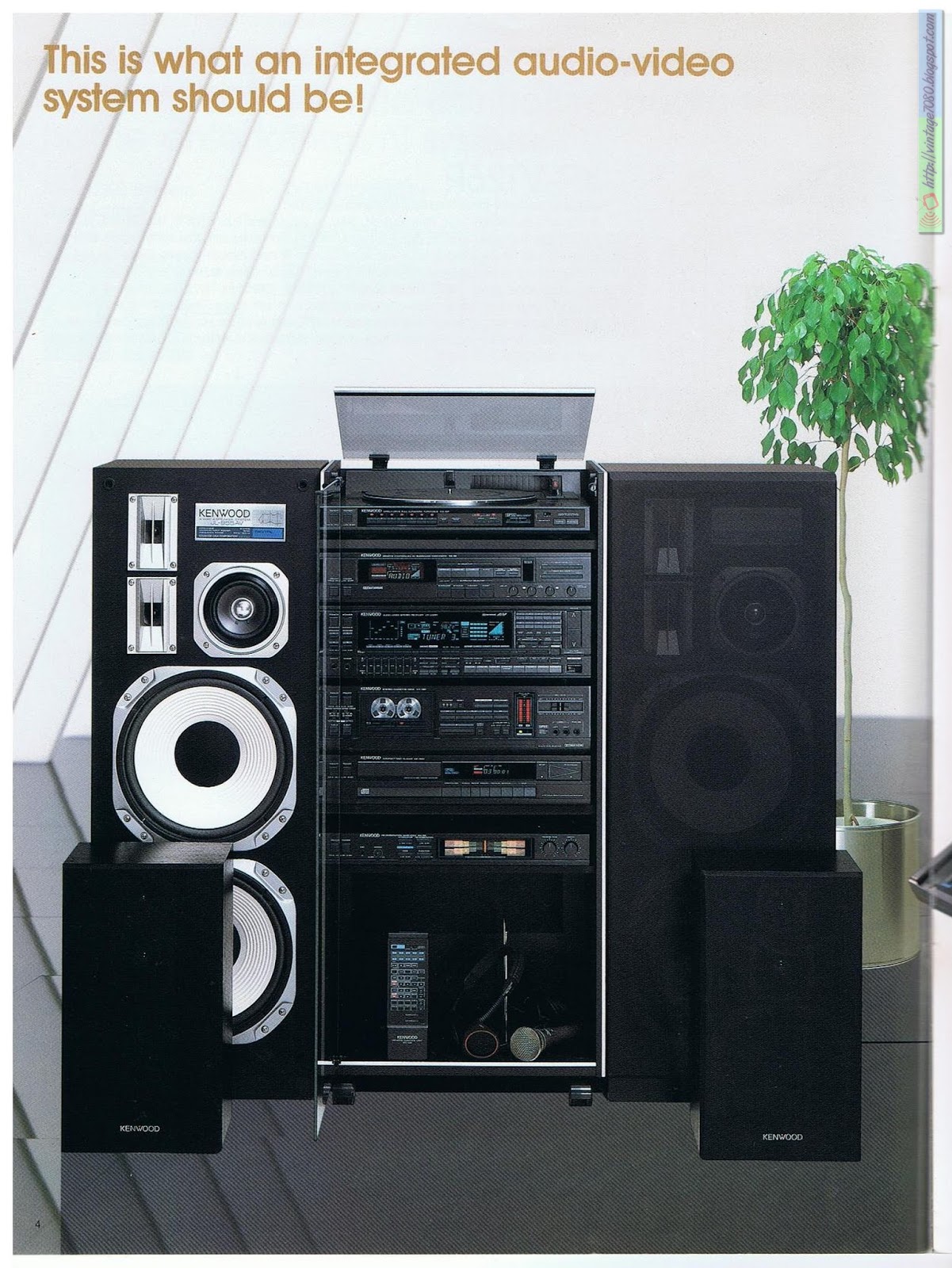 Vintage 70 80 Kenwood 19 Catálogo Receivers 1987