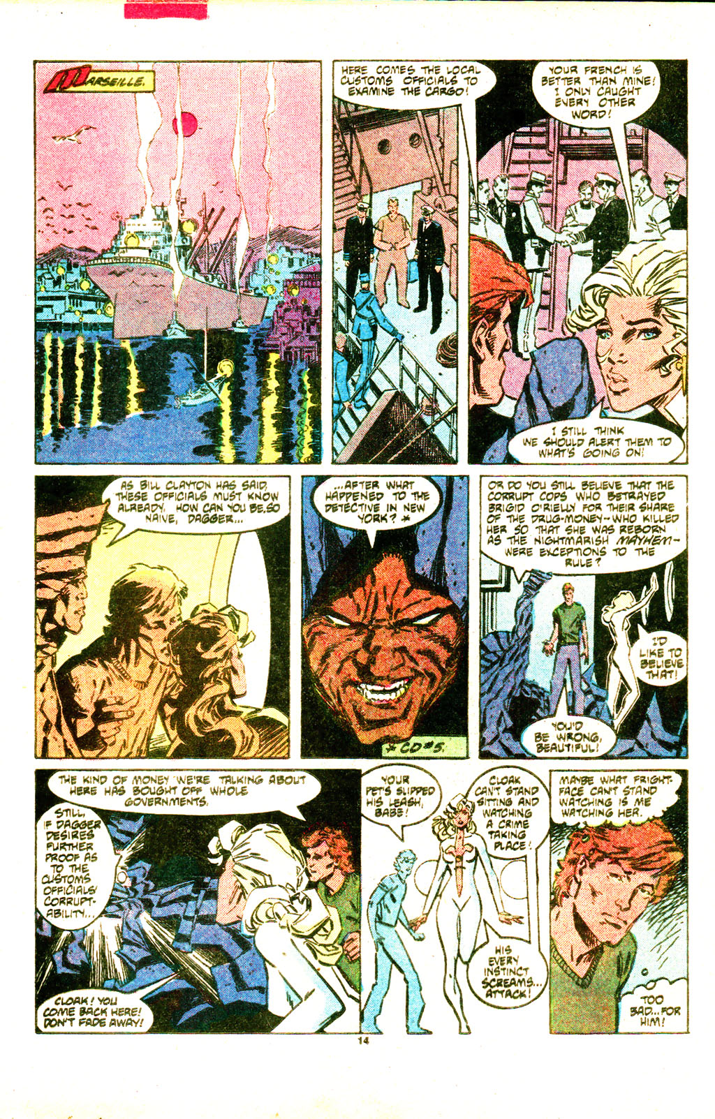Read online Cloak and Dagger (1985) comic -  Issue #7 - 15