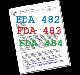 FDA form 483-483-484