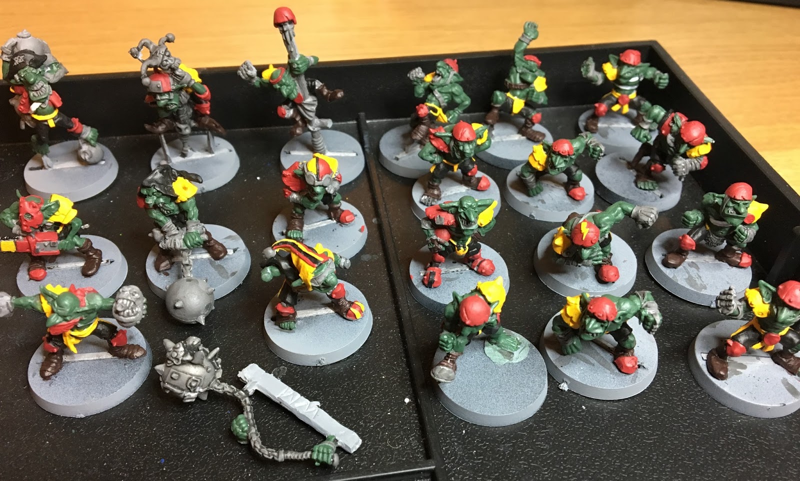 Set De 2 Blitzers Goblin - Blood Bowl - Figurines Resin NEUVES - War World Gaming