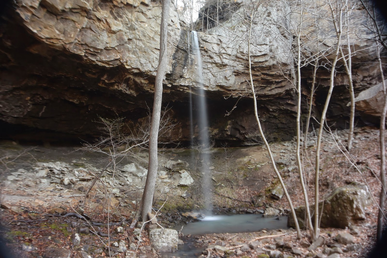 Rick's Hiking Blog Rock Creek Bluffs Waterfalls and Caves