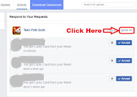 how to ignore game request in facebook