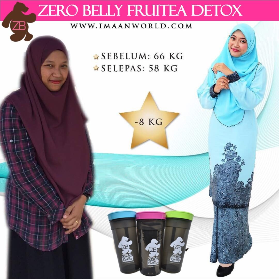 Zero Belly Fruitea Detox Dari Imaan World
