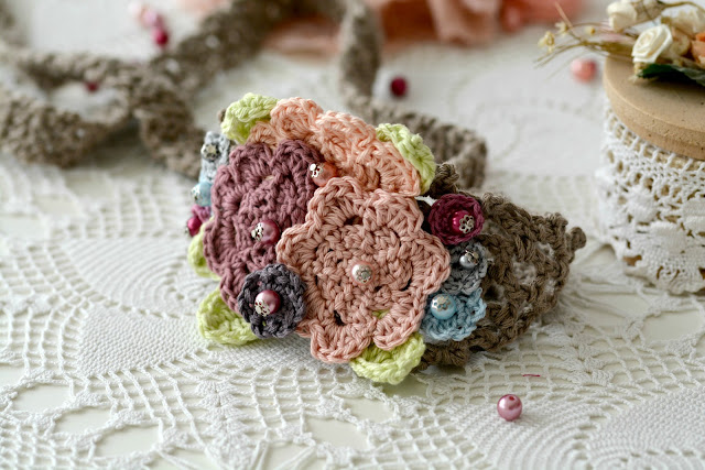 Crochet Flower Headband - new pattern available
