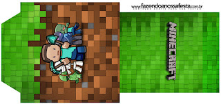 Etiqueta de Té Gratis para Fiesta de Minecraft. Etiqueta de Té Gratis para Fiesta de Minecraft.