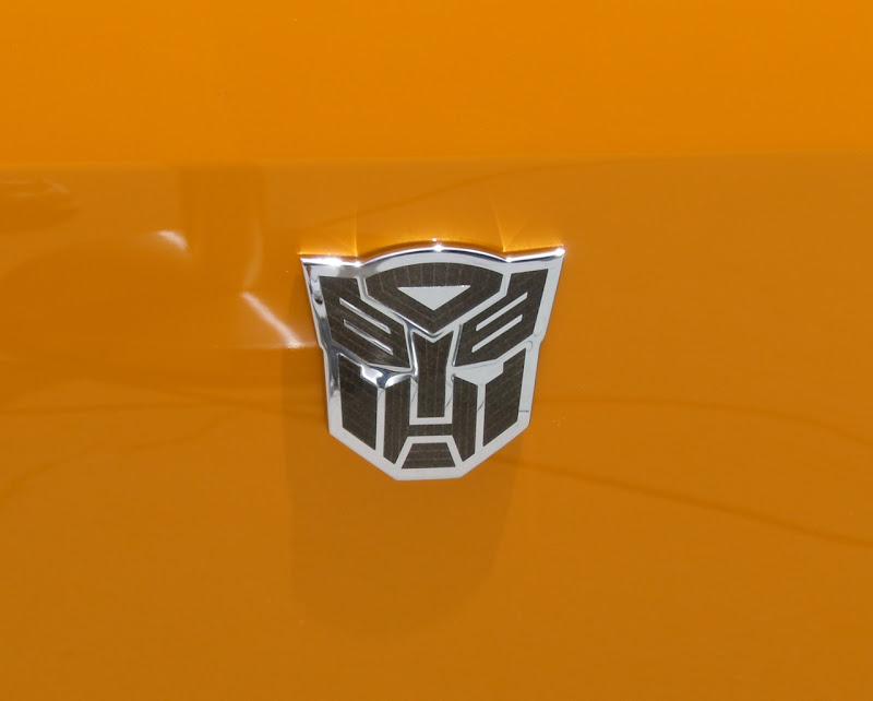 Bumblebee Camaro fender Autobot logo