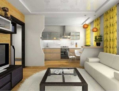 modern small open plan kitchen living room design ideas zoning