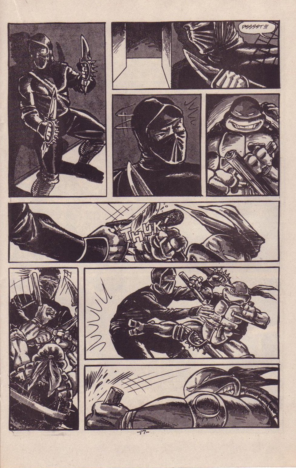 Read online Teenage Mutant Ninja Turtles (1984) comic -  Issue #9 - 19