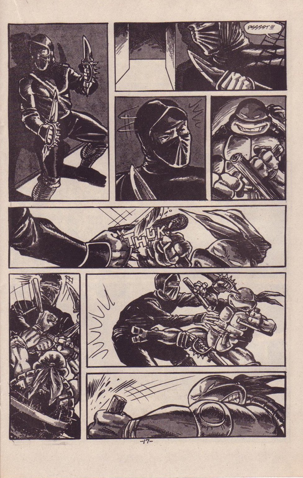 Read online Teenage Mutant Ninja Turtles (1984) comic -  Issue #9 - 19