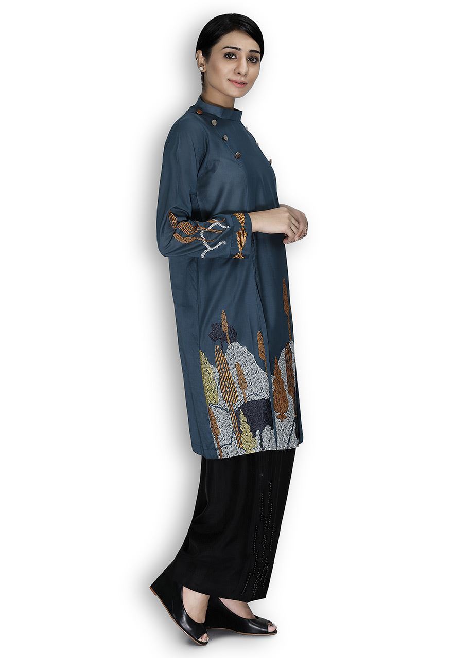 Cross Stitch Ready to Wear Collection 2018 0118RTWEMBLWN0302