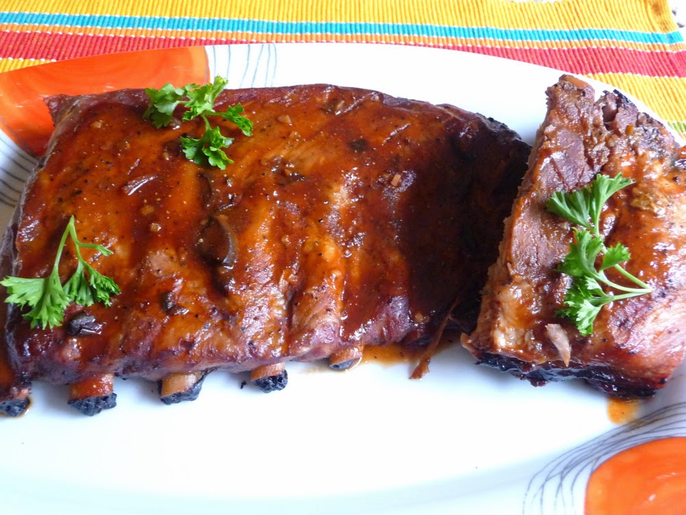 SAUCY SLOW COOKER BABY BACK RIBS
