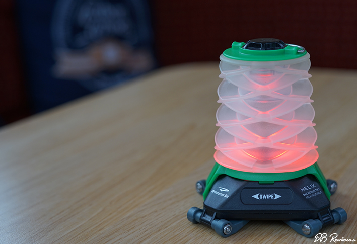 The Princeton Tec Backcountry Rechargeable Helix Lantern from Whitby & Co