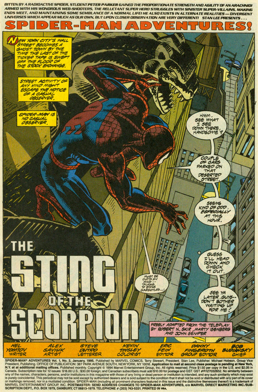Read online Spider-Man Adventures comic -  Issue #2 - 2