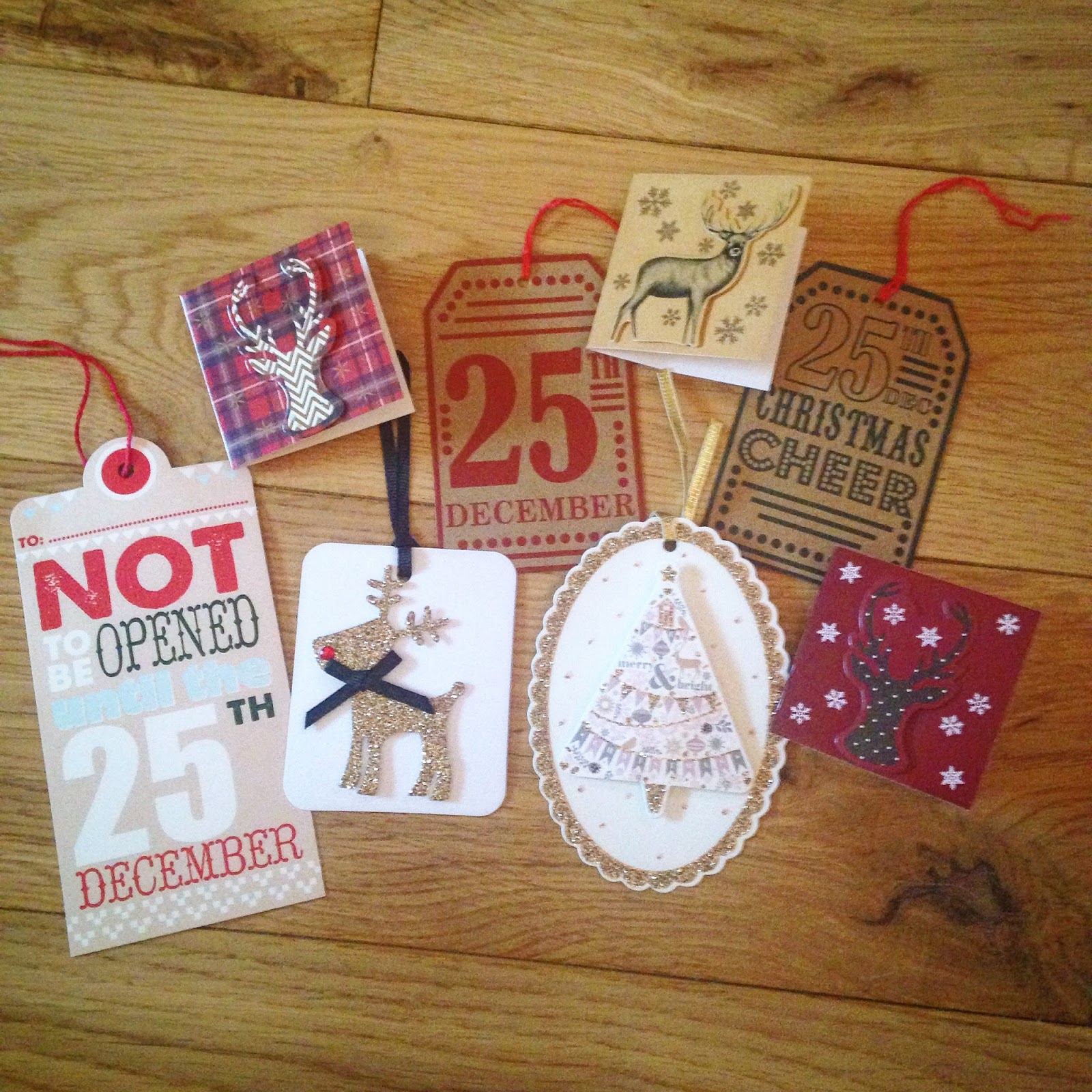 Rainbows & Fairydust Blogmas Day 9 Christmas Tags and Ribbon