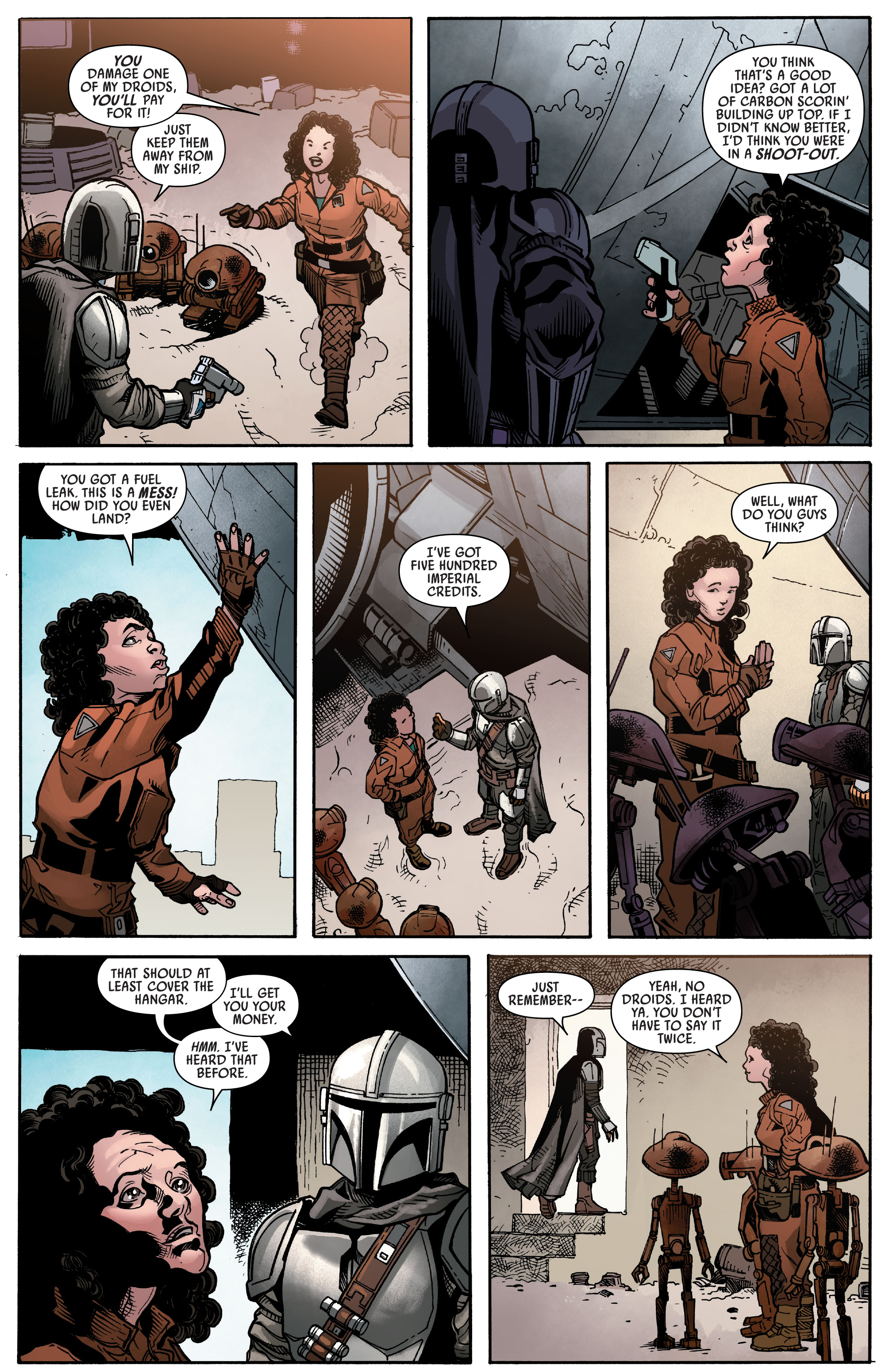 Read online Star Wars: The Mandalorian comic -  Issue #5 - 8