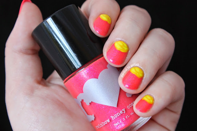 Half Moon Meets Floral Over Rainbow Honey Control