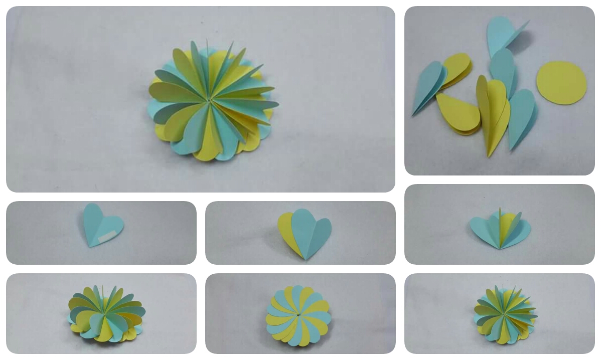 make easy simple paper flower crazzy craft how to make a easy paper flower