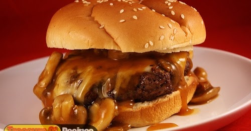 Best Fast Food Mushroom Swiss Burger Best Fast Food Mushroom Swiss Burger