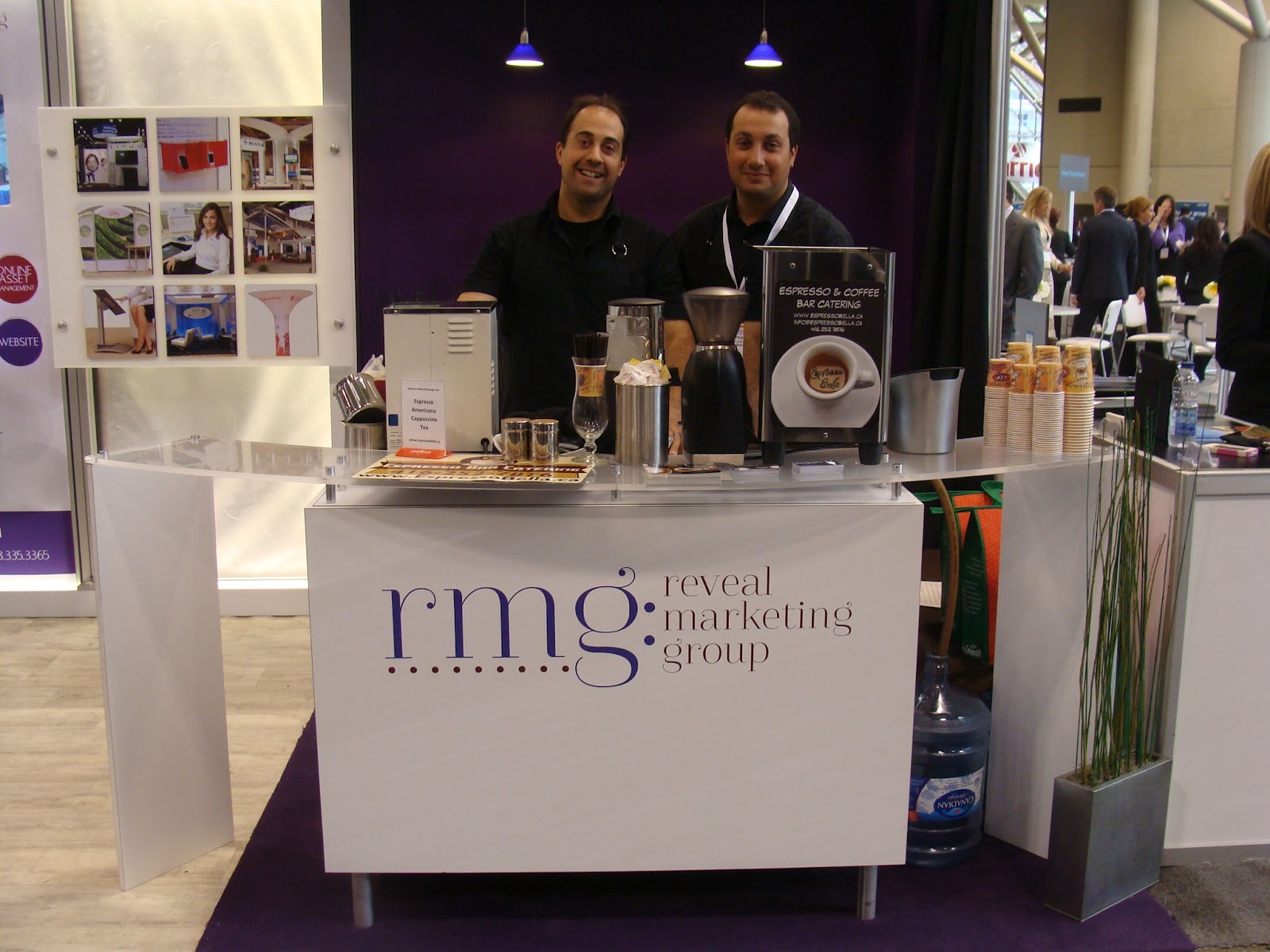 Espresso Bella says Perk Up! IncentiveWorks EspressoWorks Trade Show Coffee Catering in Toronto