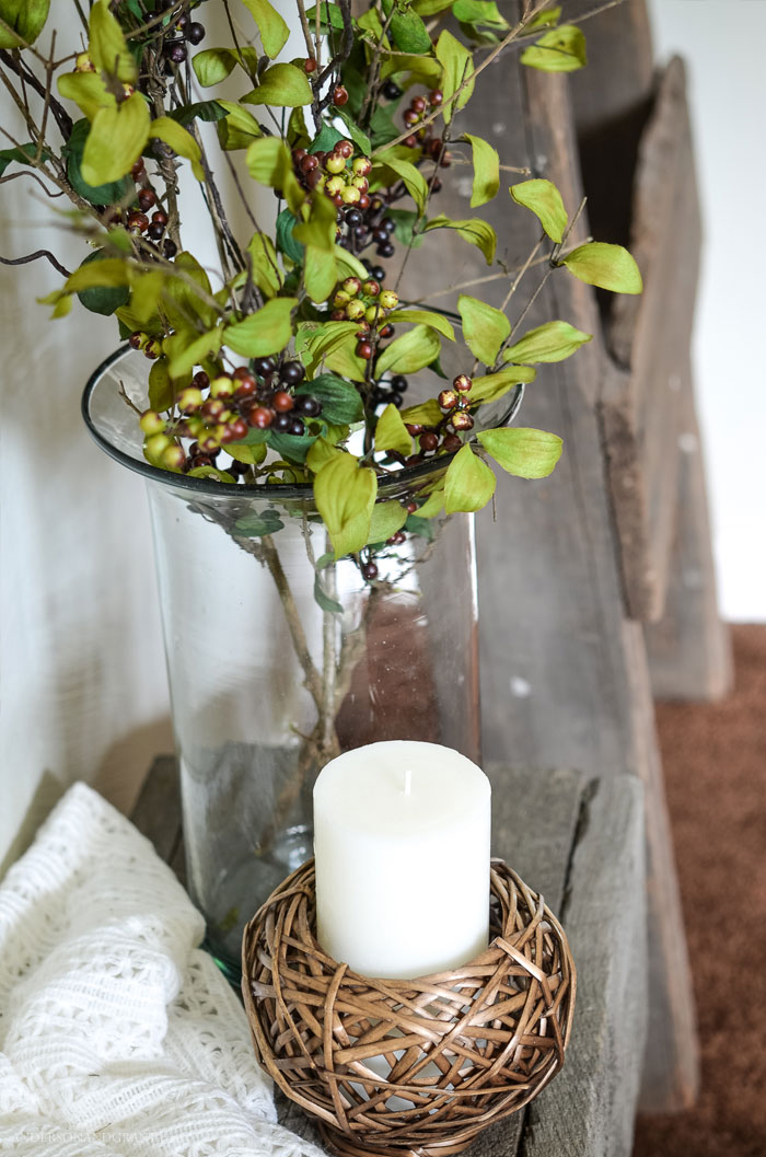 Learn how to transform faux flowers, leaves, and berries into realistic looking branches  to use for decorating your home.  Tutorial at www.andersonandgrant.com