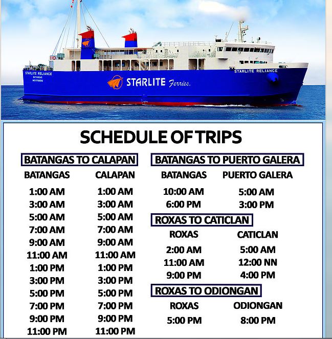 RORO Travel Batangas Calapan Roxas Caticlan (Makati Antique