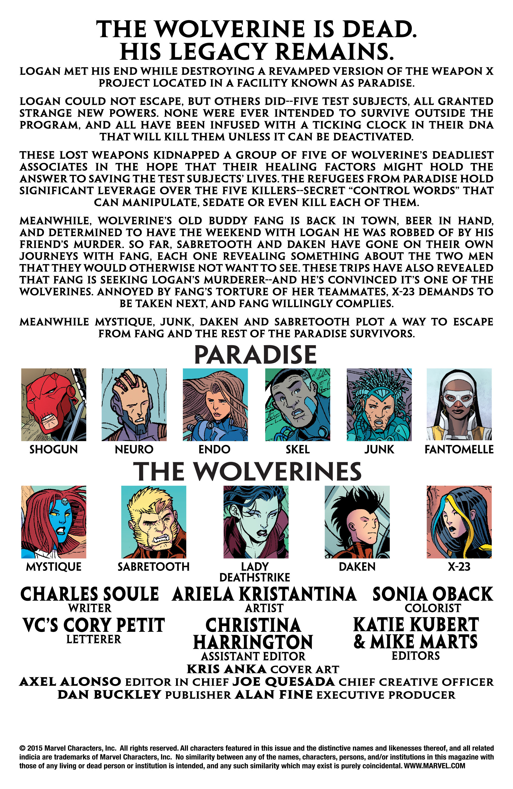 Read online Wolverines comic -  Issue #11 - 2