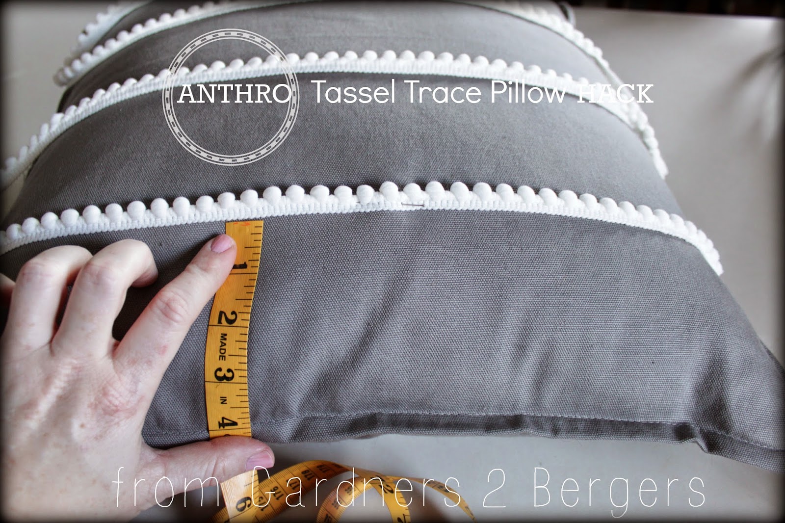 Anthro Tassel Trace Pillow [Hack]