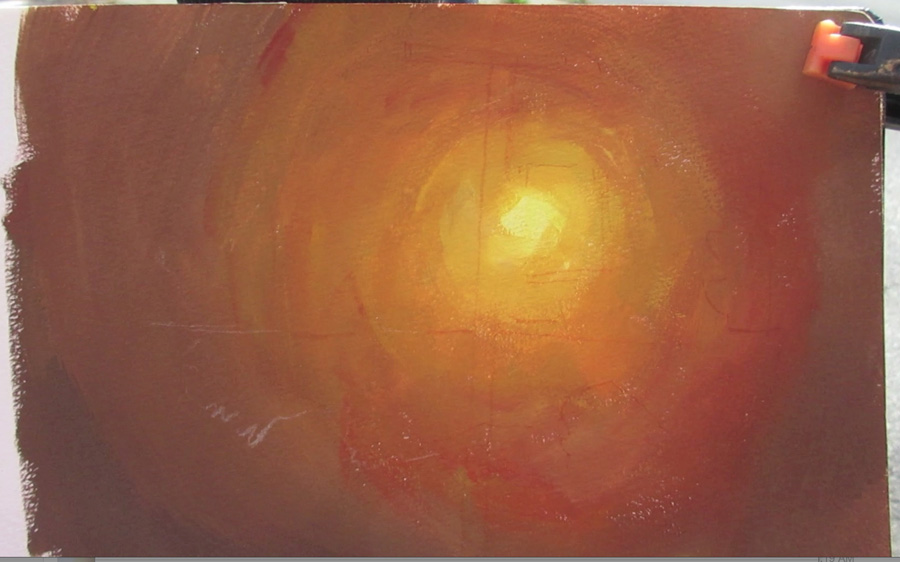 Gurney Journey Technique for Painting a Flare Effect