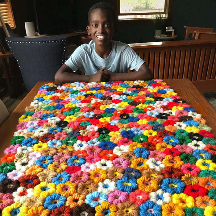 11-Year-Old Boy Learned How To Crochet At The Of Age Five And Is Now A Crocheting Prodigy