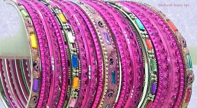 Pink bangles for Eid