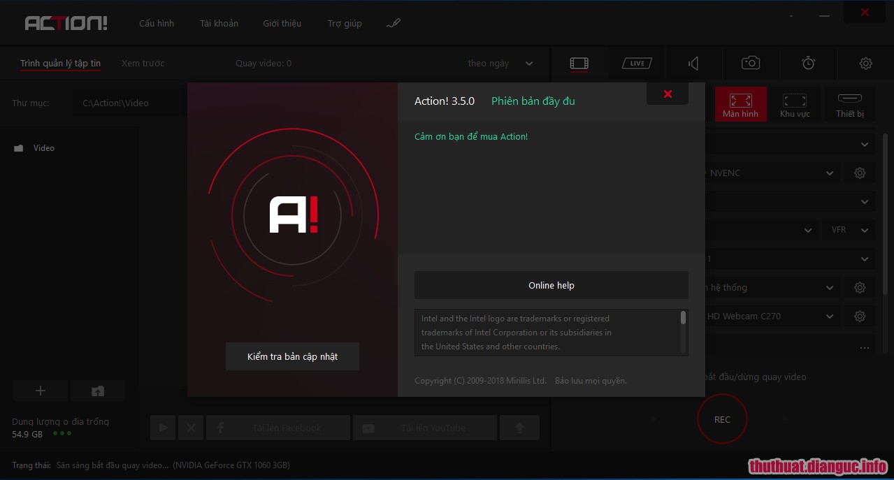 Download Action 3.5.0 Full Cr@ck – Quay video màn hình chuyên nghiệp